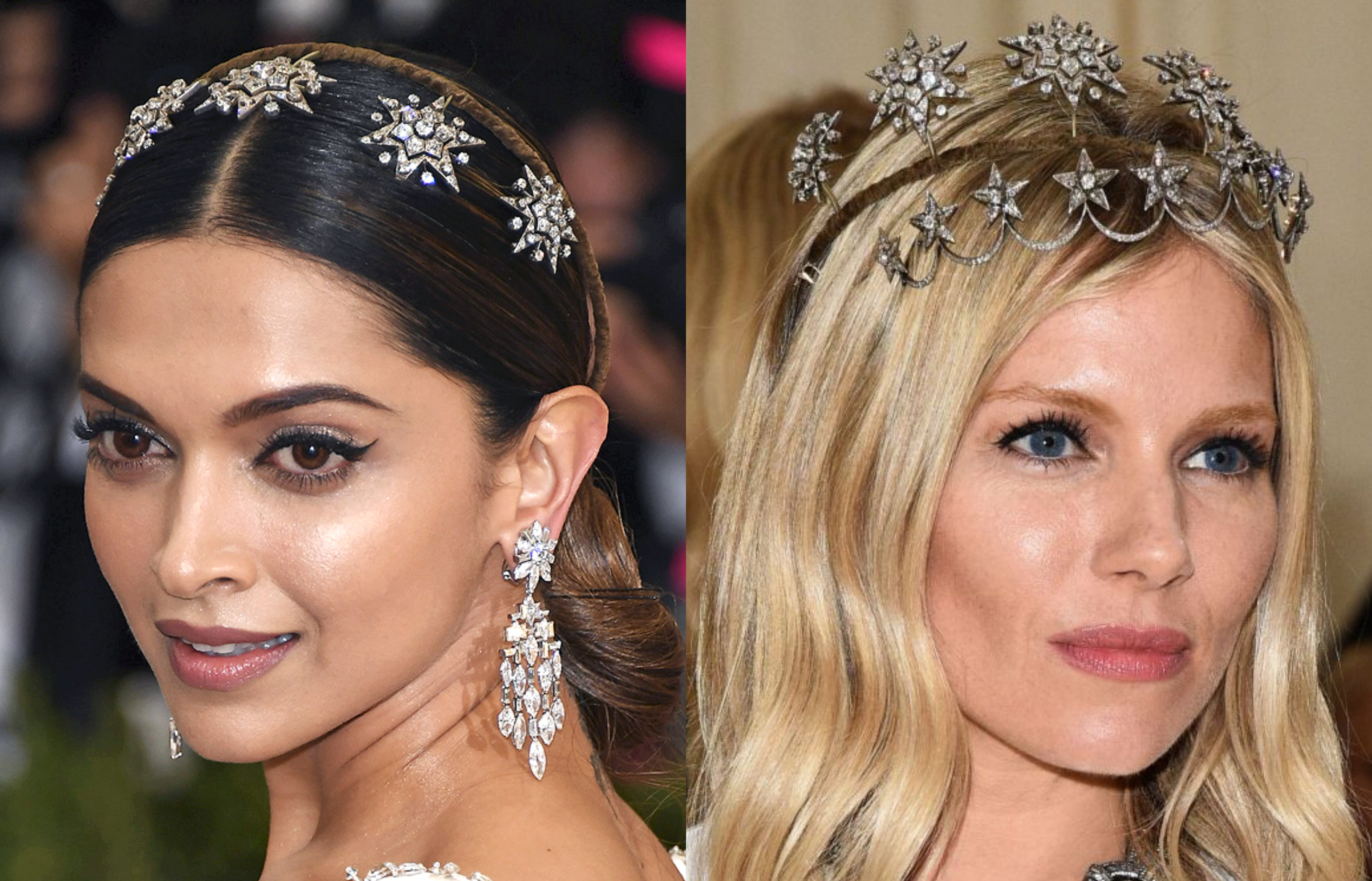 Tiara Mania on X: This marks at least the third time this tiara or parts  of it have been worn at the Met Gala. It was worn by Deepika Padukone in  2017