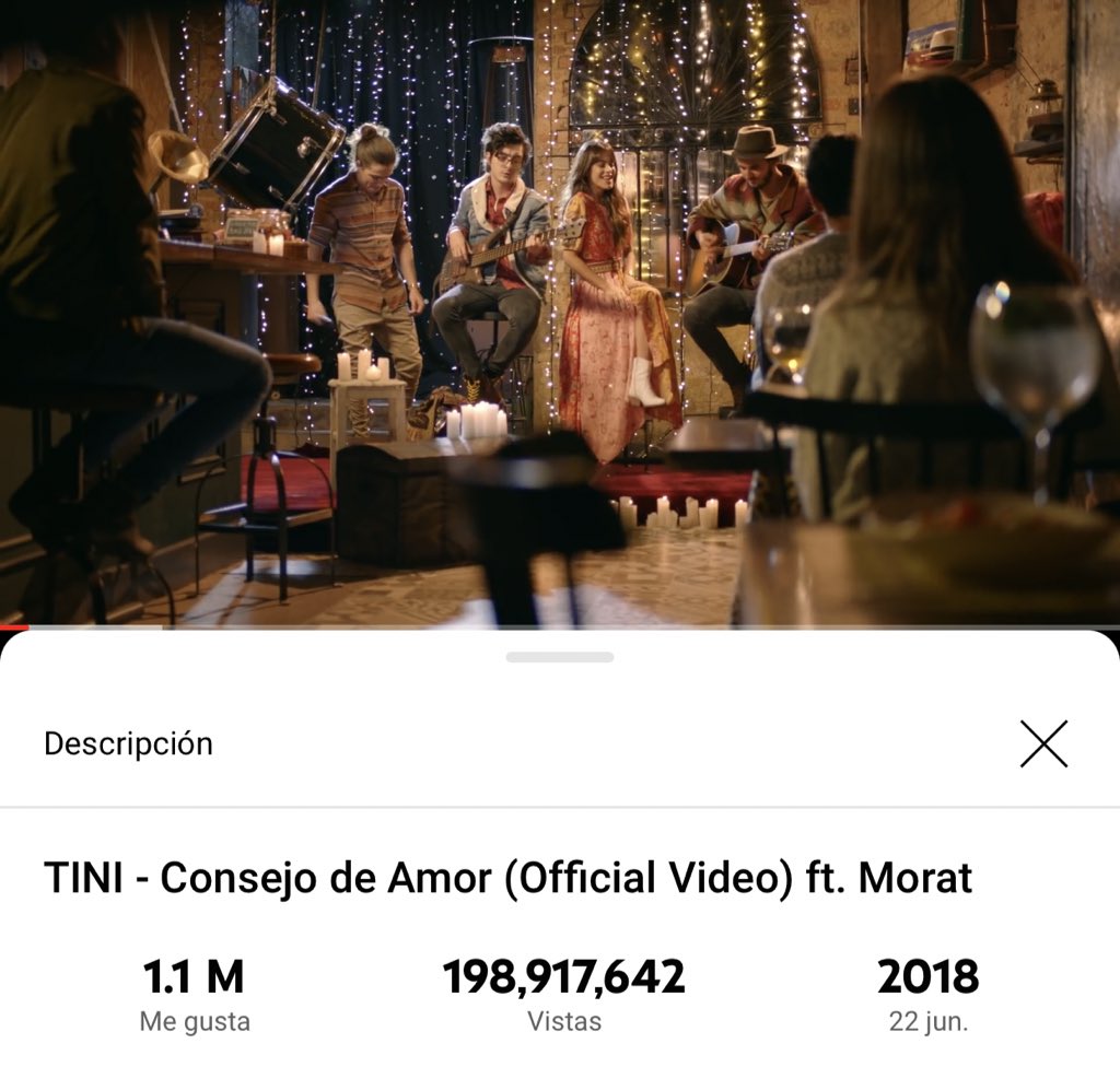 TINISNATION's tweet photo. 🗣| YouTube 

Tanto Miénteme como Consejo de Amor están cerca de alcanzar la cifra de 200 Millones de reproducciones en la plataforma (ambas 198M).

¡Ayudemos a alcanzar la meta! https://t.co/wLGaYRvyeI