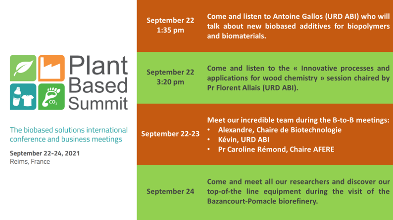European Center for Biotechnology and Bioeconomy (@cebb_innovation) on Twitter photo Book your conference pass and meet our incredible members at #plantbasedsummit
➡️plantbasedsummit.com/content/regist…
co-organised by <a href="/ChimieVegetal/">Association Chimie du Végétal</a> @IARcluster <a href="/InfoproDigital/">Infopro Digital</a>
👇 Book your conference pass and meet our incredible members at #plantbasedsummit
➡️plantbasedsummit.com/content/regist…
co-organised by <a href="/ChimieVegetal/">Association Chimie du Végétal</a> @IARcluster <a href="/InfoproDigital/">Infopro Digital</a>
👇