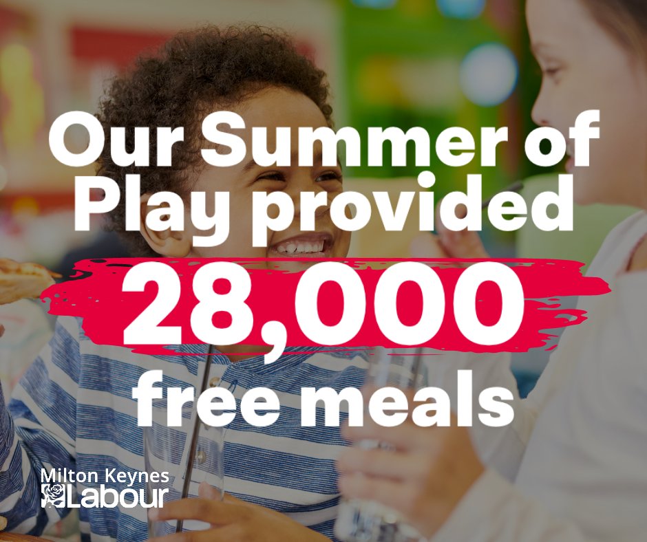 Our Progressive Alliance-led Council’s Summer of Play included over 30,000 FREE activity sessions, most of which came with a healthy meal 🍽

Read more 👉 mkfm.com/news/local-new…