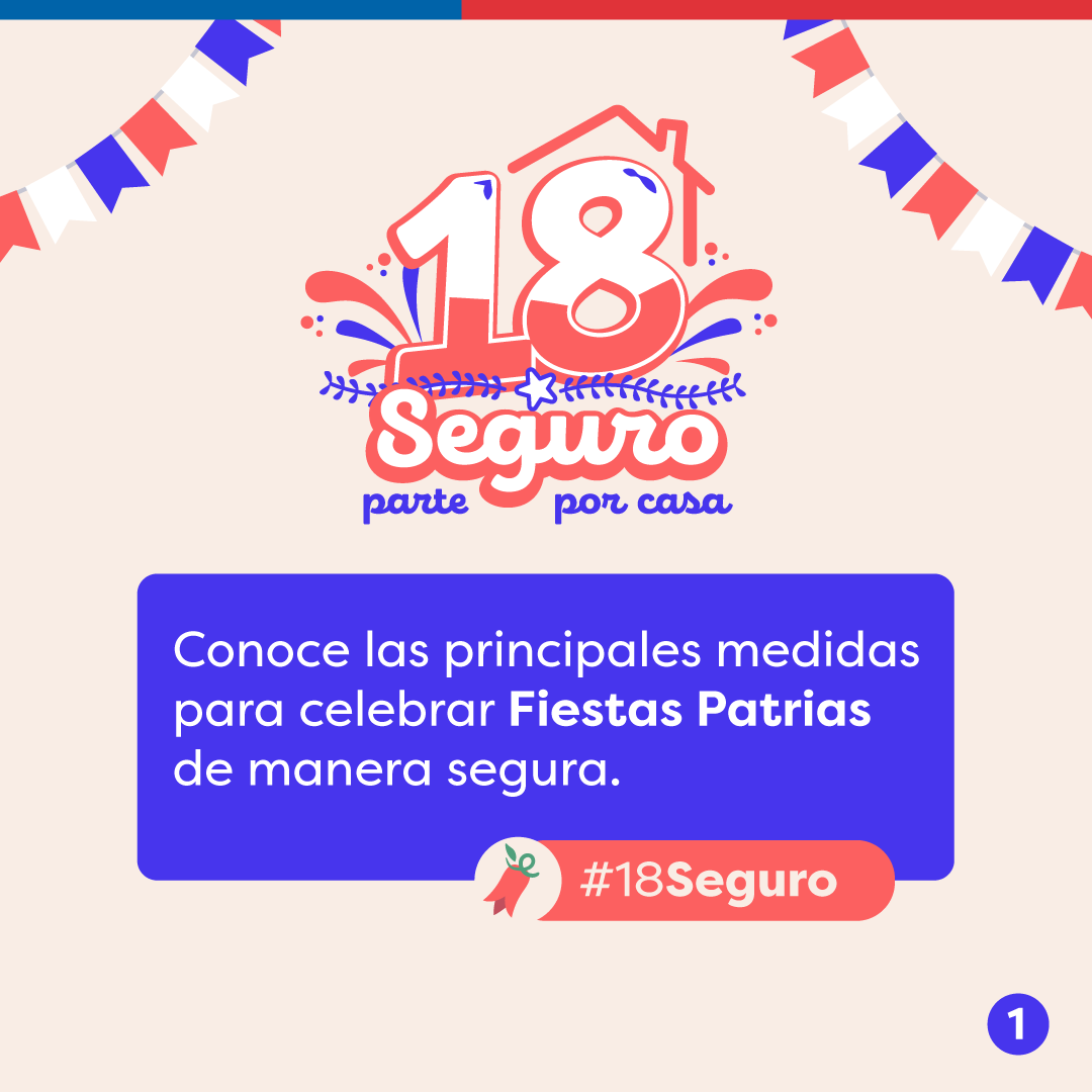seremisalud10's tweet photo. 🇨🇱Para un #18Seguro prefiere las actividades familiares y de barrio, respeta los aforos y sigue las medidas de autocuidado.
#SigamosCuidándonos y revisa más detalles enDorso de la mano con el dedo índice señalando hacia abajo
https://t.co/2QJCP0C9eM https://t.co/XHJBTKuWiK
