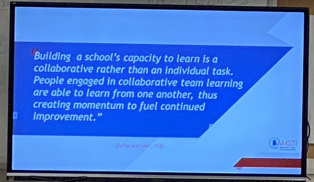 LeslieCRichard2's tweet photo. Professional Learning Communities are critical to school improvement #LearningfromPeers @JEFCOED @Jefcoed6_12 @JefcoedK_5 https://t.co/32BpIxaK9D