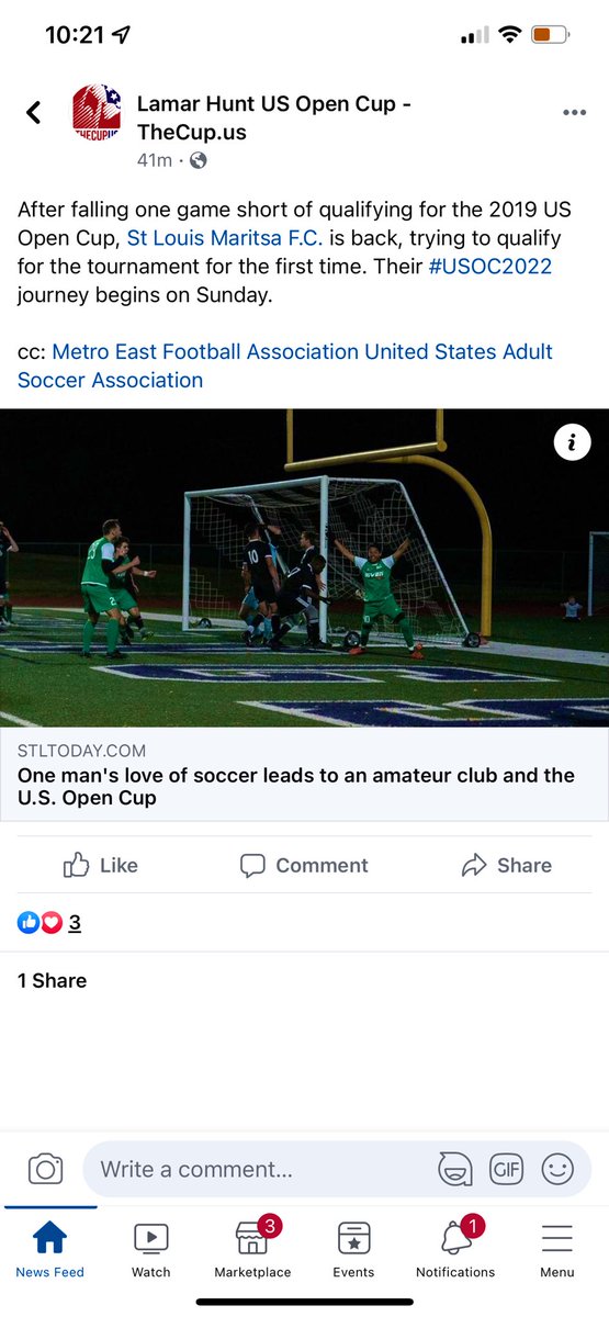 Sunday @ 2:00 PM. Come support <a href="/stlmaritsafc/">St.louis Maritsa FC</a> at O’Fallon Family Sports Park as they begin their quest for the US Open Cup!