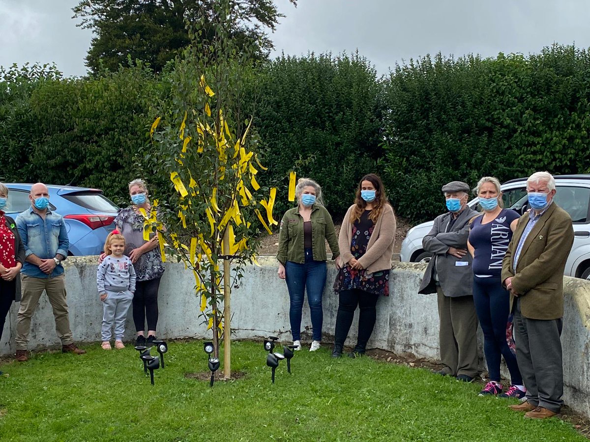 Among events in South East for #WorldSuicidePreventionDay with emphasis on Traveller Mental Health was the planting of Memorial Tree at Drumgoold, Enniscorthy, Co. #Wexford attended by Mary Byrne (Traveller Mental Health Co-ordinator, @HSELive SECH)