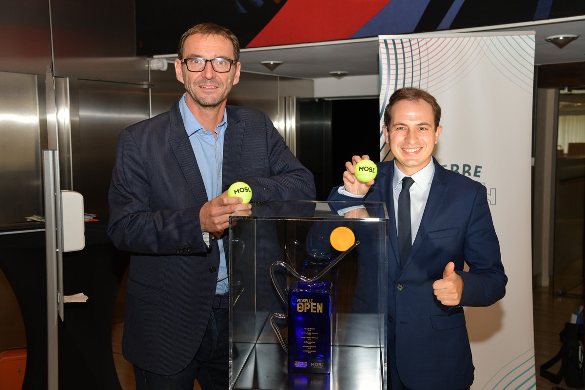 #MoselleOpen : conférence de presse au @moselleCD57 avec Armel Chabane, VP au Sport et à la Vie Associative et Julien Boutter, directeur du tournoi. 
🎾 Rdv le 19/9 aux Arènes de #Metz pour fêter le #tennis et l'attractivité de notre territoire !
swll.to/zBNbdA