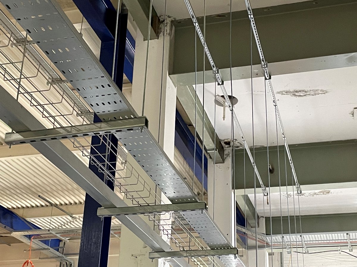 ProjectsEMC's tweet image. Work is progressing well at our new project in Dundonald for Alfred H Knight. Our team have been working hard on the installation of high level containment and large armour power cables. We hope our client will be impressed with the finished results
#emcprojects #newproject