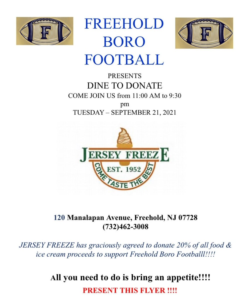 Freehold Boro Football Association (@fhsfootball_) on Twitter photo 