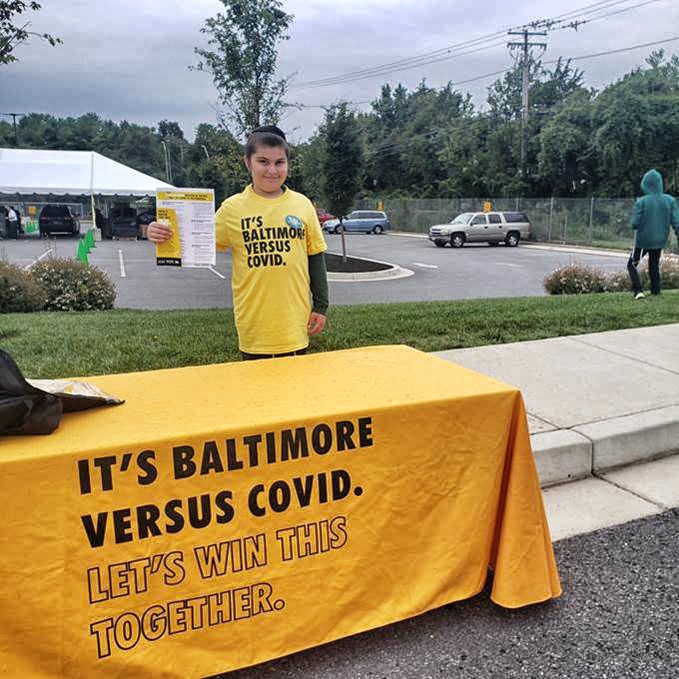 BMore_Healthy's tweet photo. 10-year old Akiva loves going with his mother, one of BCHD’s VALUE Community Ambassadors, handing out info packs about vaccination at events, and putting packets together at home
We’ve promoted Akiva to Assistant Vaccine Ambassador! 🥺
Clinic info at https://t.co/kmKfc0dLQD. https://t.co/dWaQsXDXHS