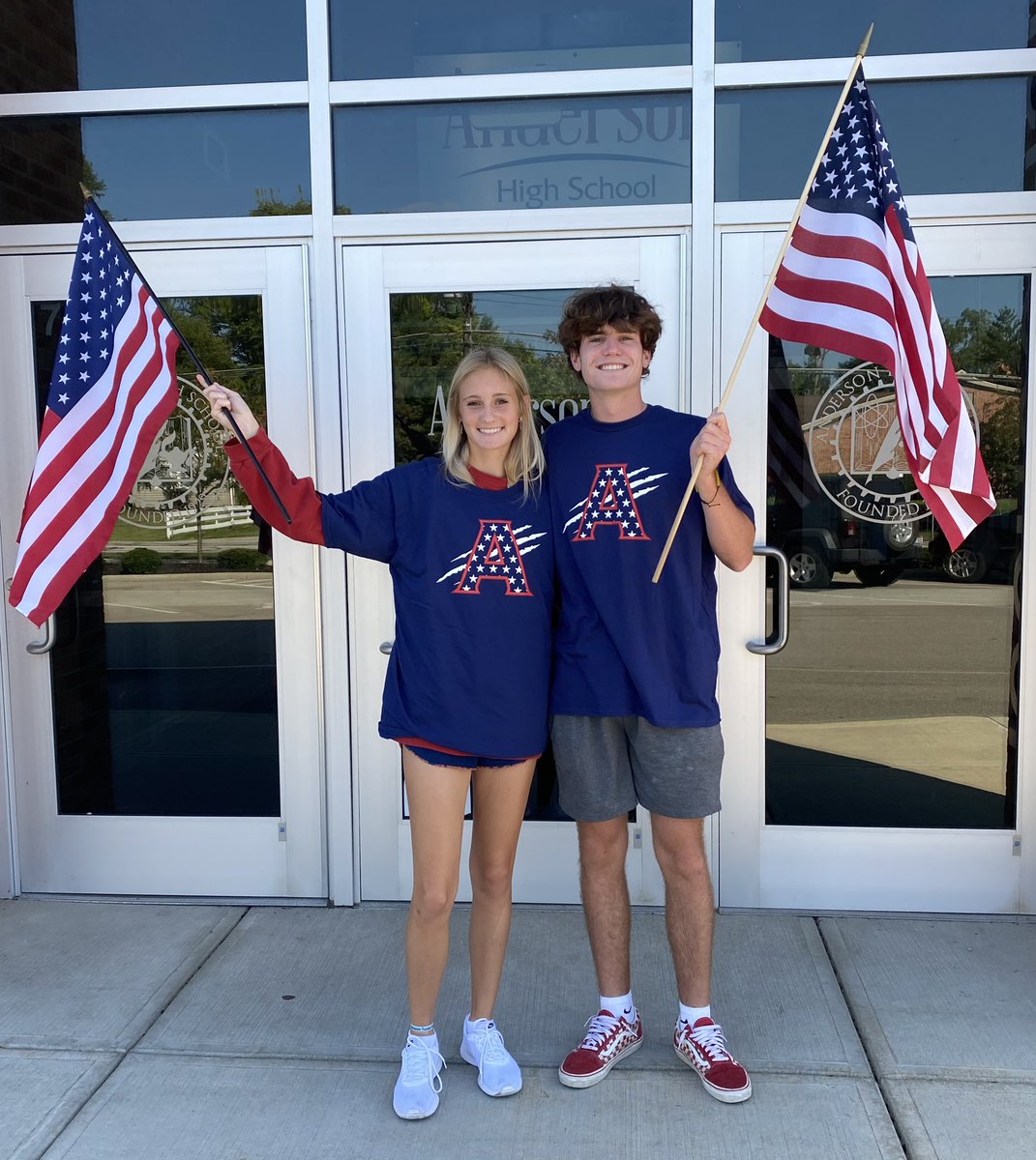 AHS Athletics (@ahsraptorsad) on Twitter photo THEY HAVE ARRIVED
MILITARY APPRECIATION
NIGHT
T-SHIRTS ARE HERE <a href="/AndersonRaptors/">Anderson High School</a> & are GOING FAST!!!
They are being sold during lunches for $10
HEY <a href="/AHSRowdies/">AHS Student Section</a> don’t be the only one at <a href="/_AHS_Football/">Anderson Football</a> game on Friday without this SWEEEEEET T-Shirt!!! #USAUSAUSAUSAUSA #AHSisFAMILY THEY HAVE ARRIVED
MILITARY APPRECIATION
NIGHT
T-SHIRTS ARE HERE <a href="/AndersonRaptors/">Anderson High School</a> & are GOING FAST!!!
They are being sold during lunches for $10
HEY <a href="/AHSRowdies/">AHS Student Section</a> don’t be the only one at <a href="/_AHS_Football/">Anderson Football</a> game on Friday without this SWEEEEEET T-Shirt!!! #USAUSAUSAUSAUSA #AHSisFAMILY