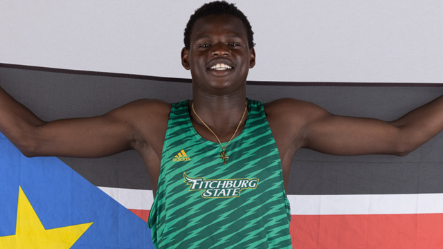 MASCAC (@mascacsports) on Twitter photo Taban Manyok of <a href="/FSU_Falcons/">Fitchburg Falcons</a> claims both the #MASCAC Men's Cross Country Runner and Rookie of the Week honors after racing at the Maple Syrup Challenge over the weekend. mascac.com/sports/mxc/202… #D3xc Taban Manyok of <a href="/FSU_Falcons/">Fitchburg Falcons</a> claims both the #MASCAC Men's Cross Country Runner and Rookie of the Week honors after racing at the Maple Syrup Challenge over the weekend. mascac.com/sports/mxc/202… #D3xc