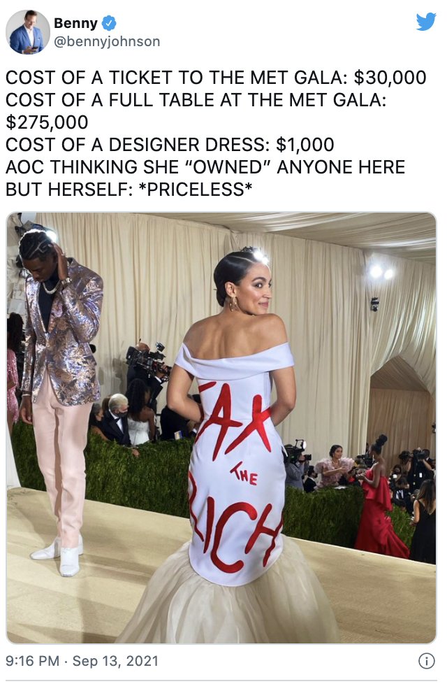 aoc tax the rich dress twitter