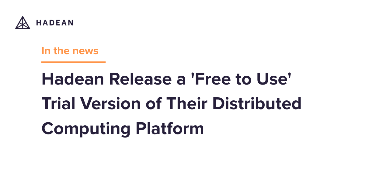 hadeaninc's tweet photo. Today we release our free trial version of the #HadeanPlatform. Go to https://t.co/Q0OoUOuULI to get signed up.
https://t.co/W6QdX0U0oQ https://t.co/uVPUt3Qjeg
