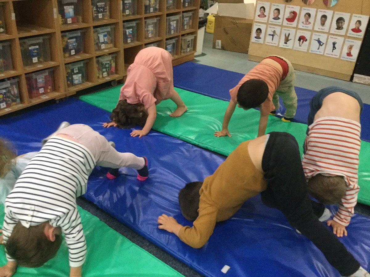 HouseChildrens's tweet photo. The Nursery children enjoyed their first ‘physical focus’ after school club today! They had lots of fun exploring the sort play equipment and ended their day with a mindfulness yoga session . #eyfs #grossmotorskills #tummytime #mindfulness #eyfsyoga #islingtonschools https://t.co/Kmf1YbYlR5