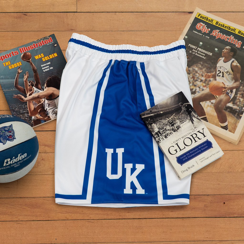 The Goose gets 41 and a national championship for Kentucky! RT &amp; Follow us to be entered to win a free pair of our '78 @kentuckymbb retro shorts along with a signed copy of "Forty Minutes to Glory" by <a href="/dougbrunk/">Doug Brunk</a>! The winner will be announced Thursday. #BBN #HardwoodHistory