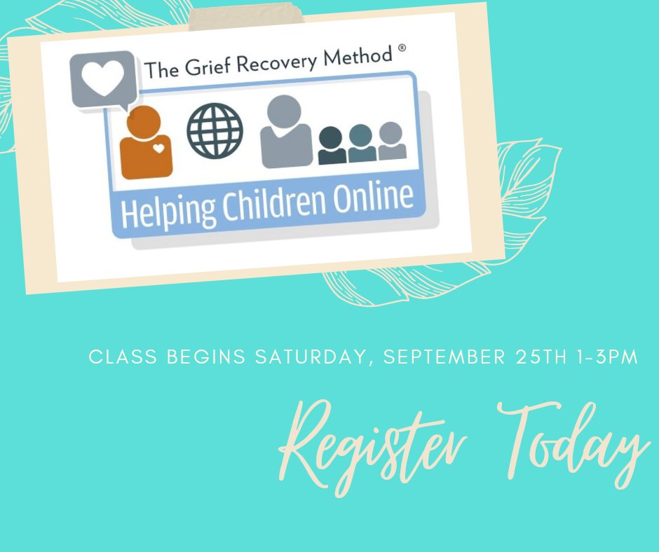 HopeAgainCC's tweet photo. Do you have or know children who have experienced loss this year? If you find yourself with grieving children and are unsure how to help, this program is a great asset. 
Sign up today to reserve your spot. 
 #hopeagain #griefrecovery #Grief
https://t.co/vqKkmpccje https://t.co/qHq9F3QizZ