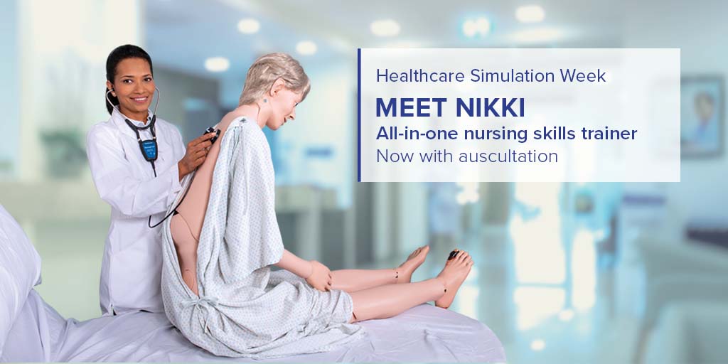 3bscientific's tweet image. #3BScientific develops products to help medical simulation professionals. On Day 2 of #Hcsimweek, meet NIKKI, the multi-use all-in-one nursing skills trainer with auscultation powered by #Cardionics.
hubs.la/H0X6ygT0

#MedTwitter #MedicalSimulation #iSimulate