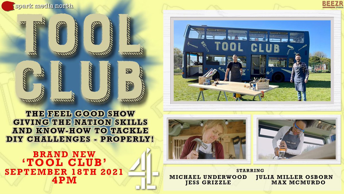 grizzle_abode's tweet photo. I don’t tweet, but have to tweet this! TOOL CLUB | Channel 4 | 16:00 | Sat 18th 🥳 #c4toolclub #toolclub #channel4 @Channel4 https://t.co/5wXLoU2uEA