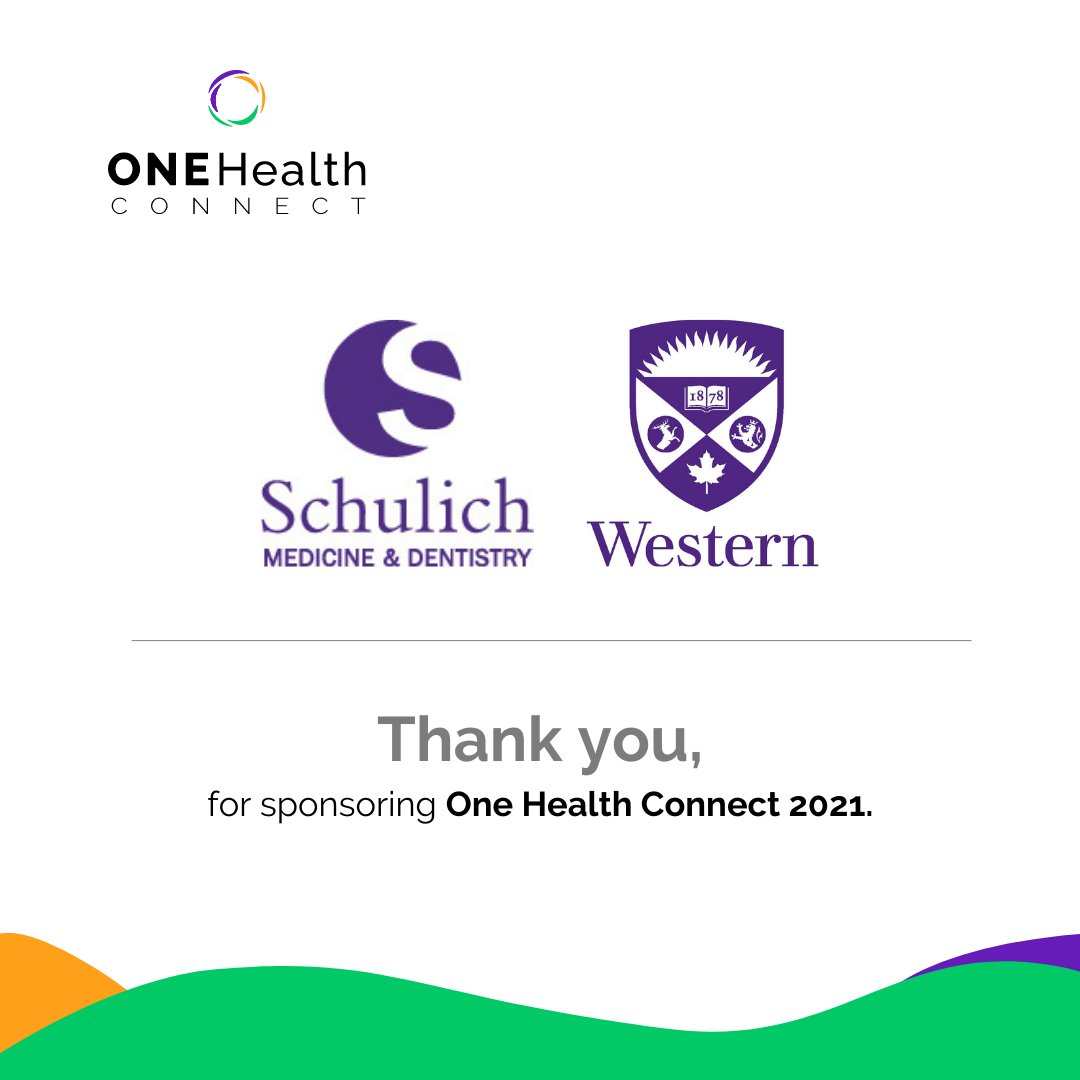 Thank you for sponsoring One Health Connect 2021, 
<a href="/SchulichMedDent/">Schulich WesternU</a> MPH Program.

The MPH program uses real #publichealth issues as the foundation of your learning, immersing you in the most significant and complex public health crises in Canada and beyond.