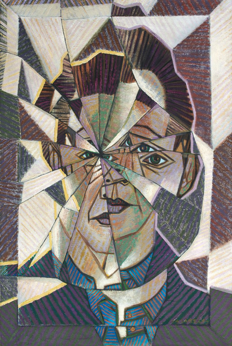 Victor Vasarely – Autoportrait, 1944.