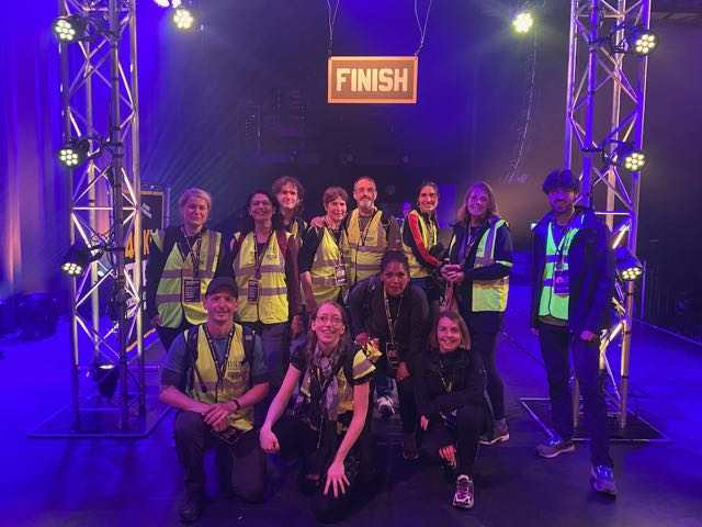 Meet Team #CSAI from @TilburgU (@tilburgresearch): Together with 11 of my colleagues, we walked 40km during the night (#nvdv) and raised more than 3800 euros for emergency aid to refugees. Very proud we all made it to the finish line :)!