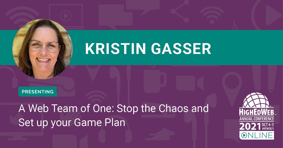 digicol_org's tweet image. Small web team? On your own? Join @kkbg642 at #HEWeb21. Learn how to analyze and prioritize your work and workflow so you can build a strong, defendable plan of action. bit.ly/3gTnnd2