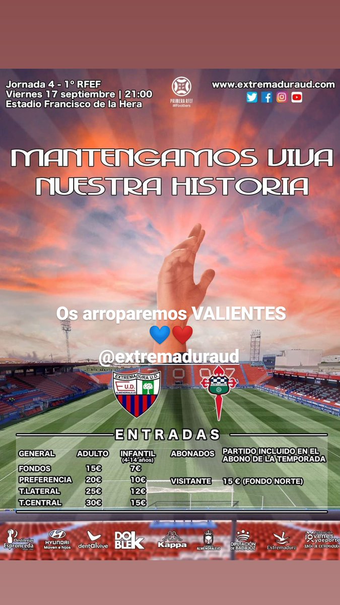 Contando los días para estar con vosotros equipo 👏👏👏👏💙❤️ <a href="/EXT_UD/">Extremadura UD</a>