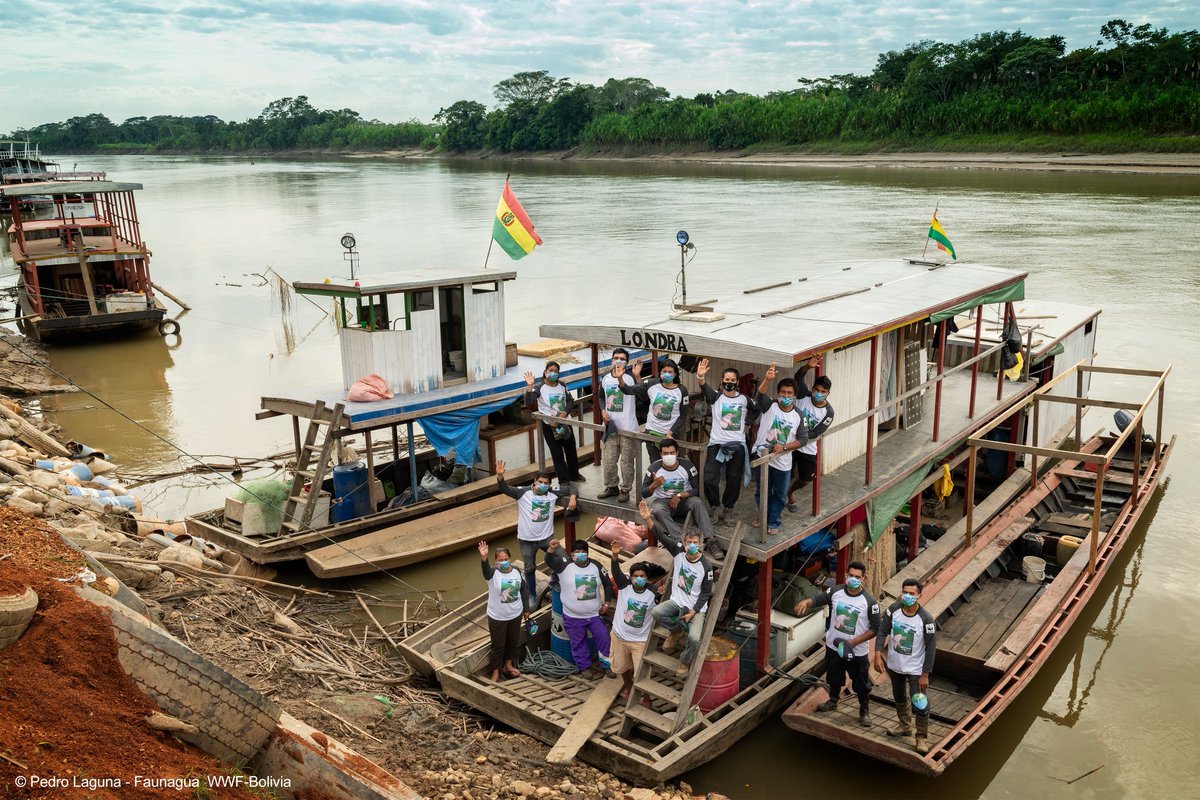 wwf_bolivia's tweet photo. Una #expedición realizada por WWF y @Faunagua, con el apoyo del Centro de Biodiversidad y Genética de la @UmssBolOficial, en el río Ichilo, contribuye a la investigación sobre movimientos del #Bufeo boliviano: https://t.co/6AvfPLFGIo
#BufeoVidaqueFluye
#ConéctateconlaNaturaleza https://t.co/dNLKKDSfq6