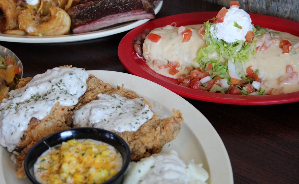 Special of the day is our famous chicken fried steak. Hurry in to enjoy this meal! 👌