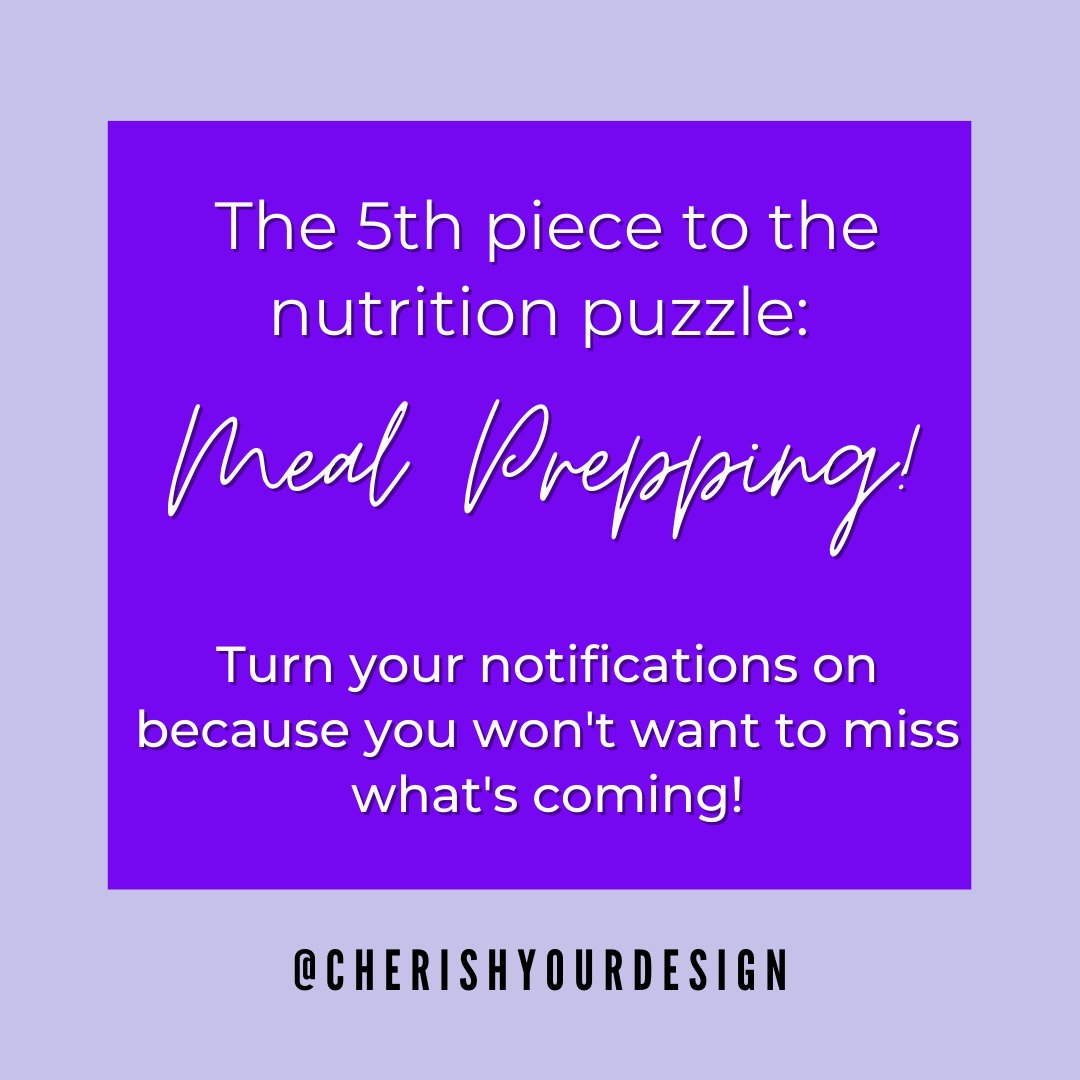 cydesign_llc's tweet photo. The 5th step in the Nutrition Process is meal prepping! Meal prepping sets you up for success with your health goals. Stay tuned to see what's coming!

#mealprep #nutrition #eatingwell #healthiswealth #consistency #healthgoals #millennials #millennialhealth https://t.co/2PrDLBQP42