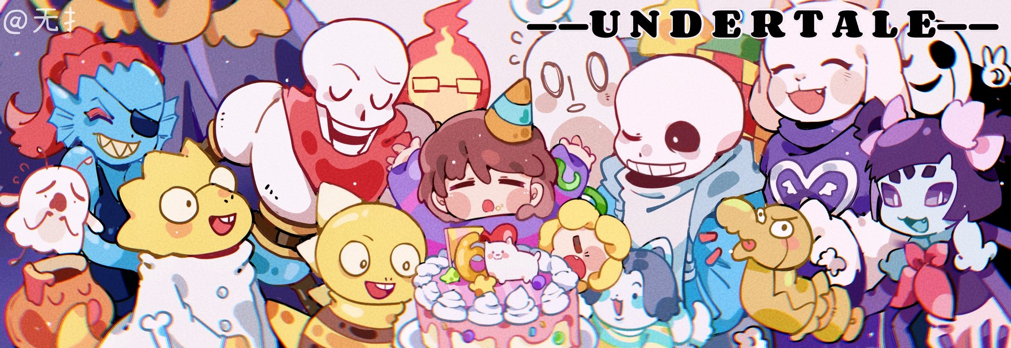 𝗻𝗼𝗻𝗼 ୭̥⋆*｡ on X: Bday gift💖💛✨ #undertale #undertaleau