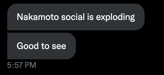 Got this alpha via DM

Is it happening <a href="/NakamotoGames/">Nakamoto.Games</a> ?

$NAKA 👀