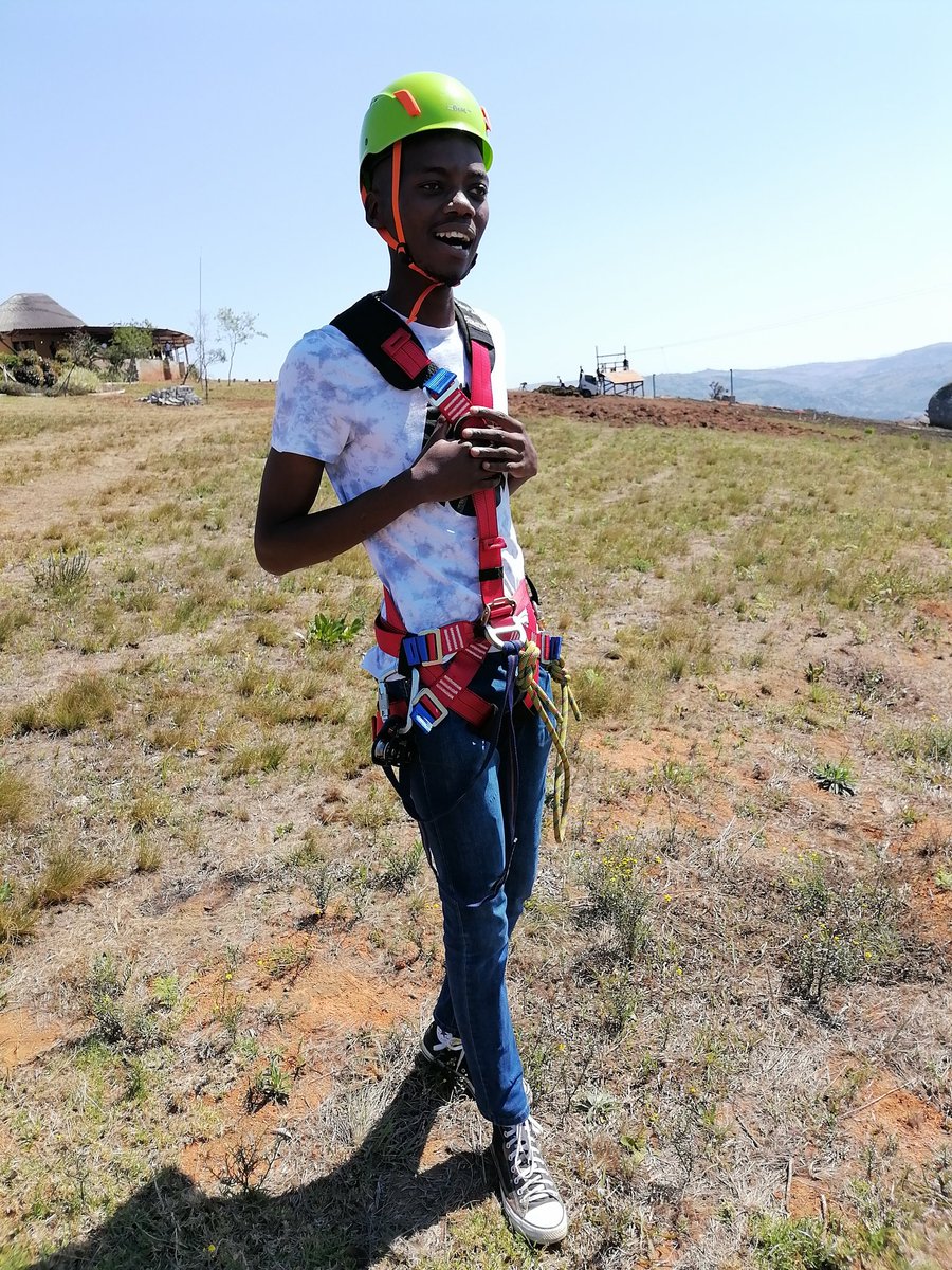 I've ticked zip lining off my bucket list 📃✔️ <a href="/Sibebe_Resort/">SibebeResort</a>. Today I conquered my fears. The zip lining was launched today so basically we were risking our lives but it was worth it. Try it out