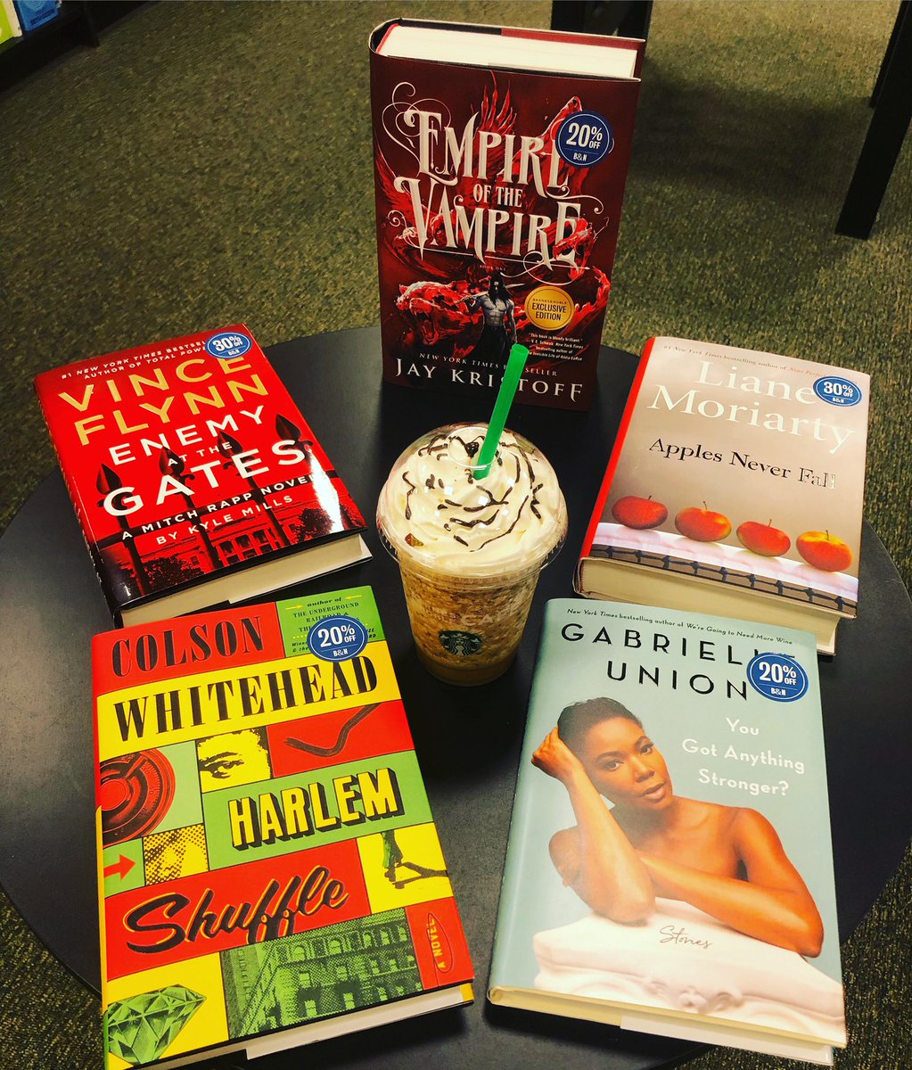 Tuesdays are for new releases! #newreleasetuesday #newbooks #booksarelife #bnbuzz #frappuccino #bncafe #bngulfportrecommends #bngulfport #readmorebooks #shopmississippi
