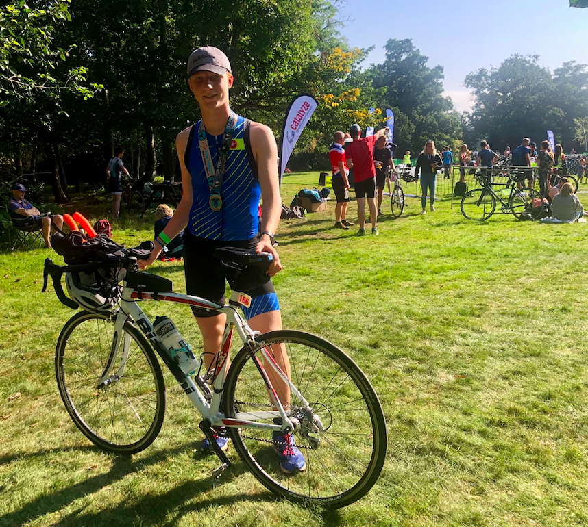 We are incredibly proud of A3 pupil Jamie P for his amazing achievement at this year’s New Forest Triathlon.

It was an excellent performance in the middle-distance triathlon, with Jamie winning his age category by more than 7 minutes while finishing 22nd out of 150 competitors.