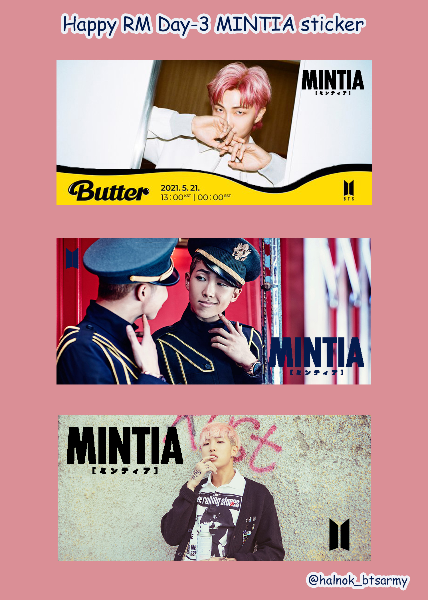 自作配布まとめ ミンティア チロル 他ステッカー Twitter