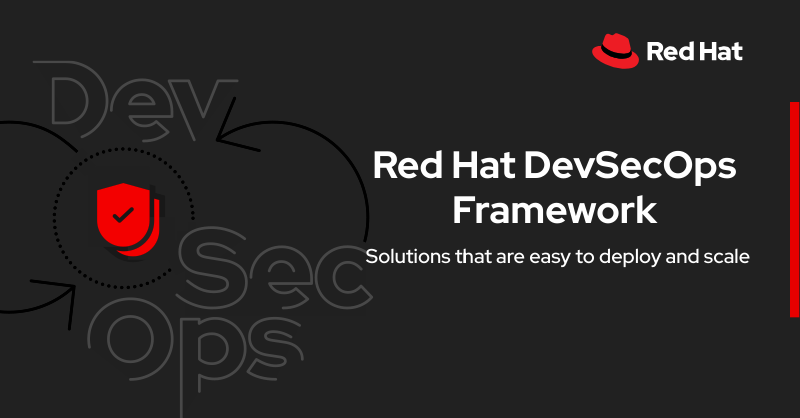RedHat's tweet image. #RedHat and our security @RedHatPartners created a framework that provides a solid foundation and blueprint for delivering #DevSecOps solutions that are easy to deploy and easy to scale. red.ht/2WnfxB2
