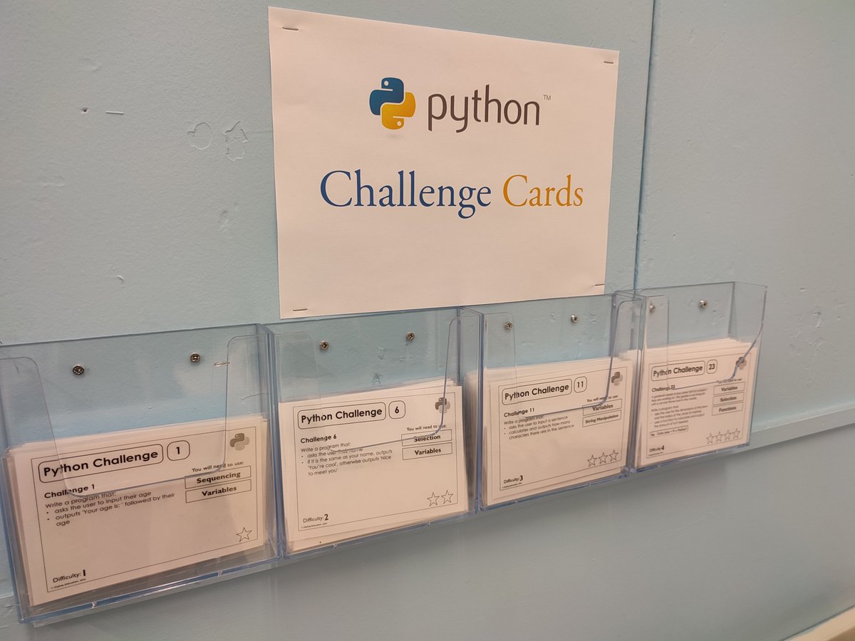 WreakeValleyCS's tweet photo. Year 10 Computer Science students will begin their programming lessons this week. We are ready to provide a challenge! https://t.co/l9bSPjSGBL