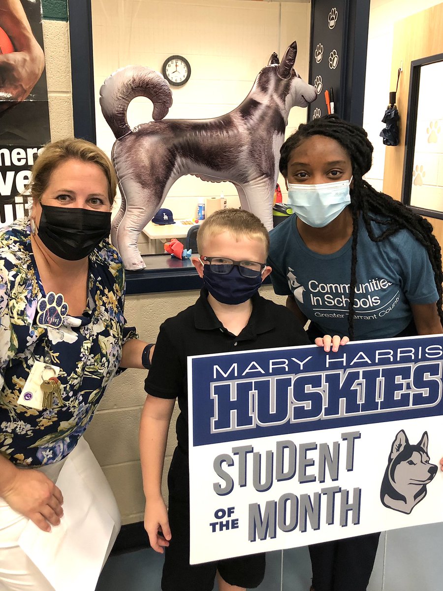 Braylen Wright is our 2nd grade “Student of the Month!” His teacher Ms. Choudhary said, “Braylen follows all the rules, he is kind and helps others, and sets a positive example for his teammates!” We are proud to have you as a Husky Braylen! #TheBestIsYetToCome