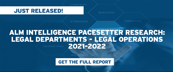 Just released! ALM Intelligence Pacesetter Research: Legal Departments - Legal Operations Report. This research assesses providers’ strategies &amp; service offerings for their ability to deliver client impact in legal operations. Learn more: ow.ly/B5Fu50G9POA

#legaloperations