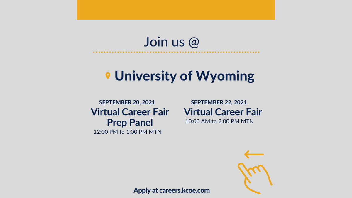 LifeAtPinion's tweet photo. @ColoradoStateU and @UWyoBiz come chat with our talent acquisition team at the virtual career fairs next week. 
⁣
@kcoeisom is hiring for internships and entry-level positions, use link in bio to apply.⁣ #accountingcareer #virtualcareerfair #accountingstudents https://t.co/DvjbENSN1c