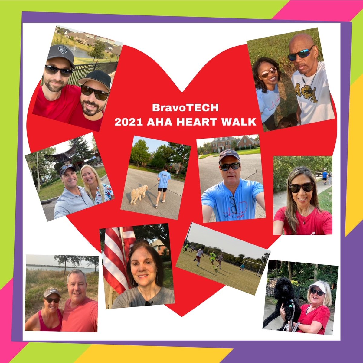 Congratulations to the #BravoTECH team for completing the American Heart Association #DallasHeartWalk! We are proud to be part of such a great cause -- more than $3.8 million dollars was raised to save lives.