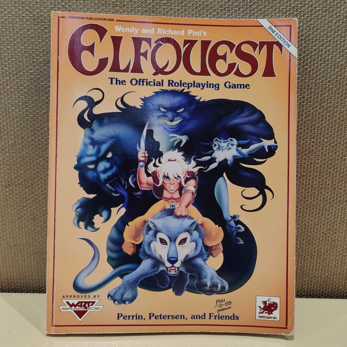 Alexandria_RPG's tweet photo. Our friends at @Chaosium_Inc have been giving us awesome and weird games for generations.  #ElfquestRPG is based on the #Elfquest comics.  This #TTRPG got a 9/10 when reviewed in @whitedwarf No60, so it is sad that it did not sell as well as hoped. https://t.co/rpwl2nNwv3