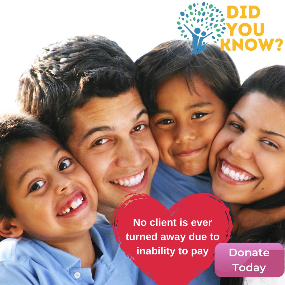 🧐Did You Know? The Center prides itself on the knowledge that no client is ever turned away due to inability to pay. Donate today ✨app.donorview.com/xKwM6 and help support this mission. Any amount helps. #eptx #childrensmentalhealth #epcgc
