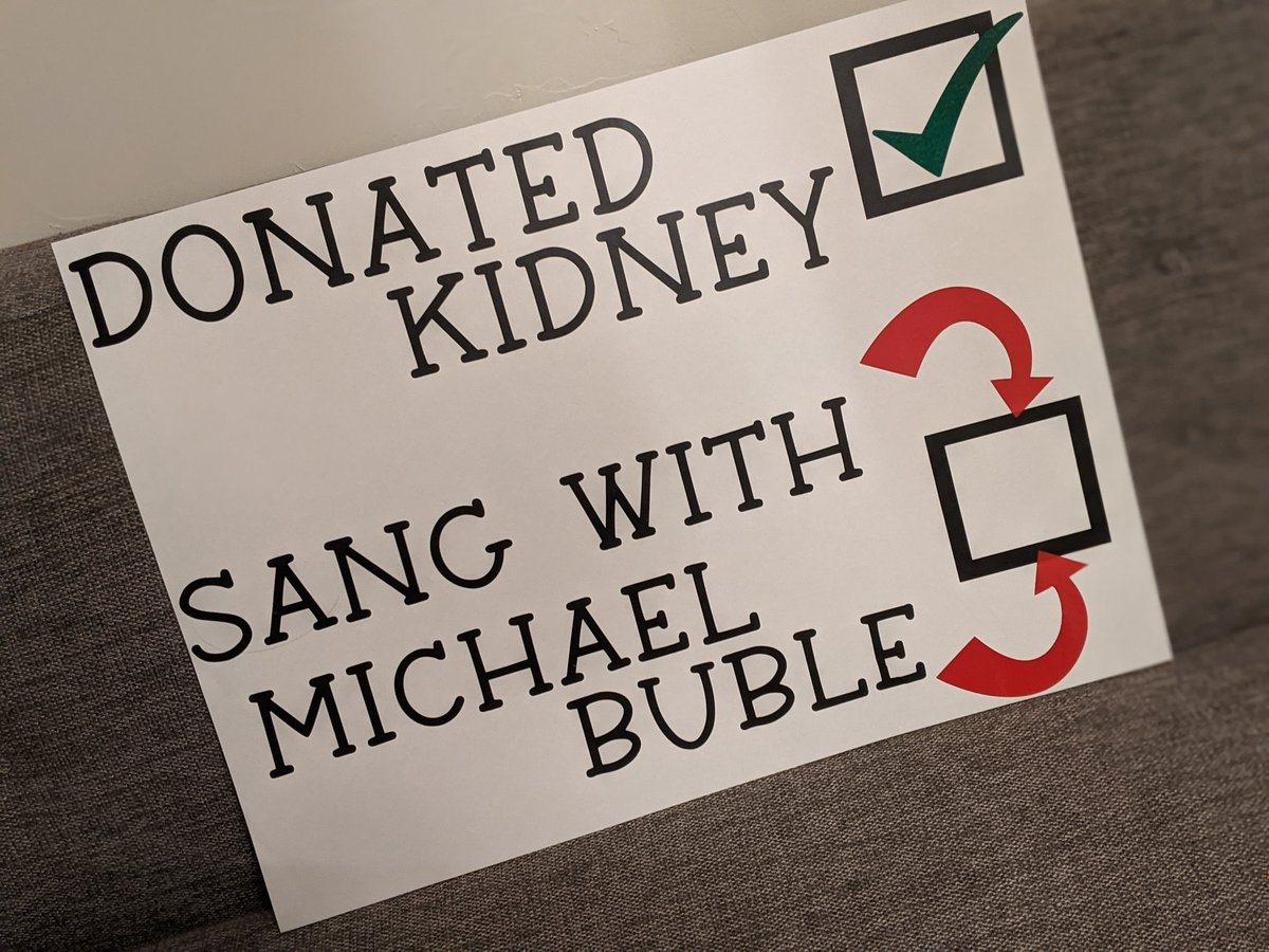 SarahFelhofer's tweet photo. @MichaelBuble Look for my sign tonight!! #bubleMILWAUKEE https://t.co/QlFnUm27qo