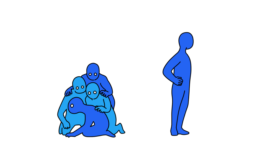 寄り添う Wakutaのイラスト 寄り添う Wakutaのイラスト
