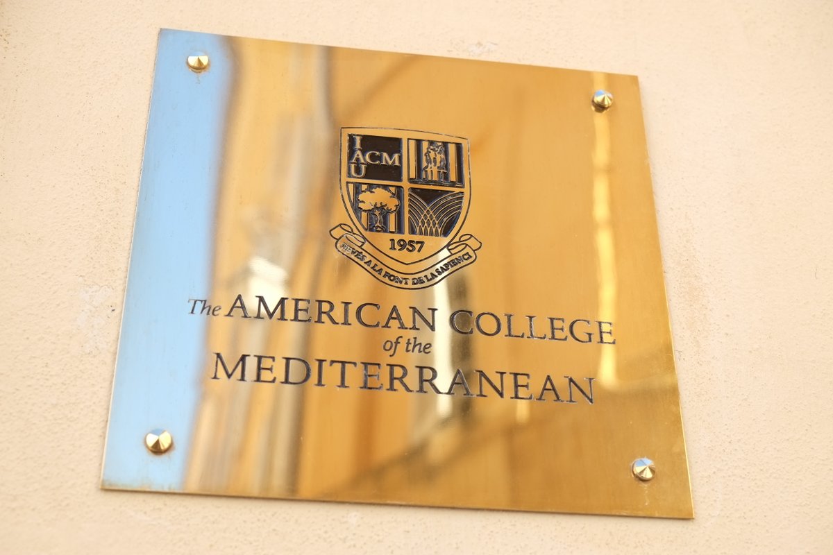 The American College of the Mediterranean (ACM) tweet media
