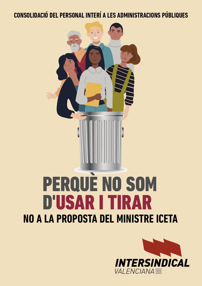 STEPV_Iv's tweet photo. No al decret Iceta:
- No som d'usar i tirar
- Accés per mèrits
- Consolidació

#FijezaYa
#FixesaJa
#FijezaYaEsConstitucional

@mjmonteroc
@PSOE
@PODEMOS
@ciudadanosCS
@compromis https://t.co/vBQNeYBl3A