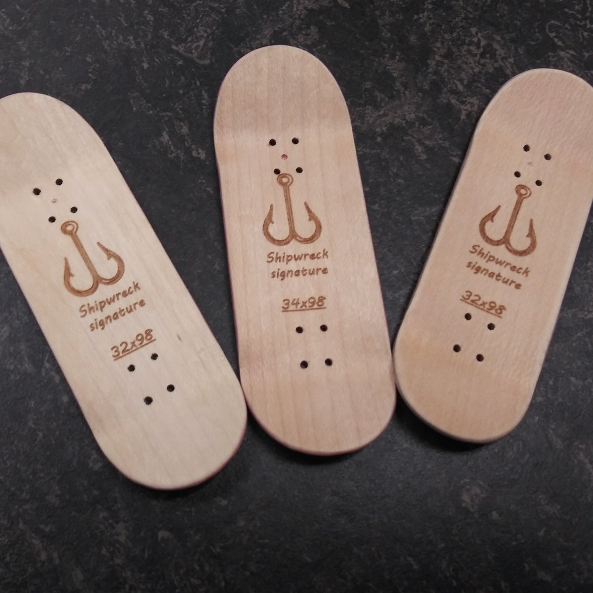 TAMUCCLibrary's tweet photo. Need to keep your hands busy? Check out these finger skateboards in the making. Our patron used the laser cutter to engrave the designs onto the front. #LaserFun #TAMUCC #ICreate #IslandersCreate https://t.co/aav2XDLr0A