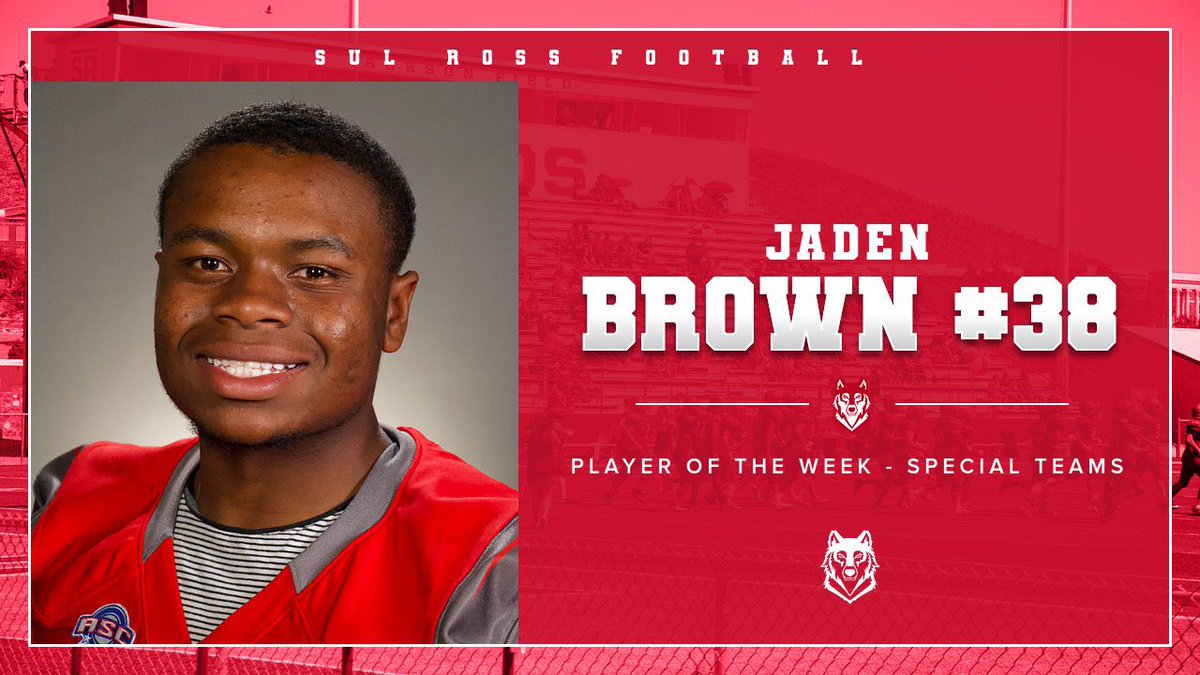 Congrats to our Week 1 Players of the Week! OPOTW: Ce’Darrion Crooks DPOTW: Eduardo Garcia and SPTPOTW: Jaden Brown #BrandEm