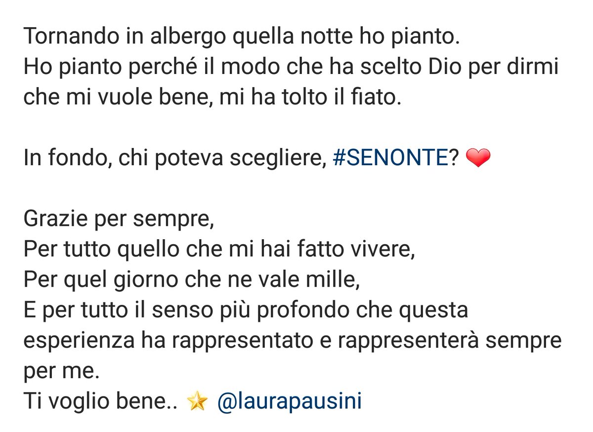 cicero_marika's tweet photo. 14/09/13 - 14/09/21
Sono passati 8 anni, ma non c'è tempo trascorso che abbia cancellato la bellezza con la quale un giorno la vita ha deciso di sorridermi
Per farlo, ha scelto il sorriso più bello di tutti, il tuo
Ad un millimetro da qui❤
Ti voglio bene
#SeNonTe
@LauraPausini https://t.co/6b4XlnQJ4K